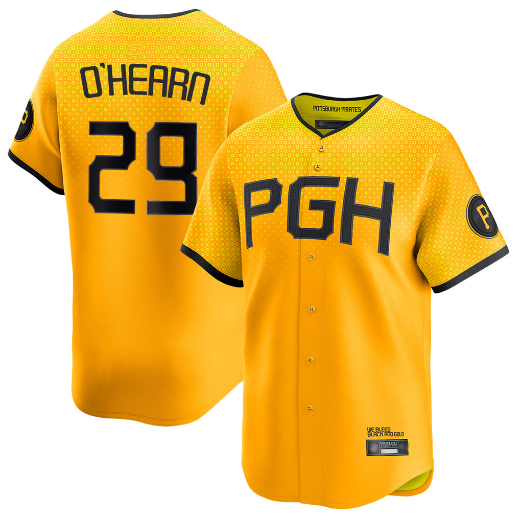 P.Pirates #29 Ryan O¡¯Hearn Player Gold City Connect Home Limited Hdoa Stitched Jerseys