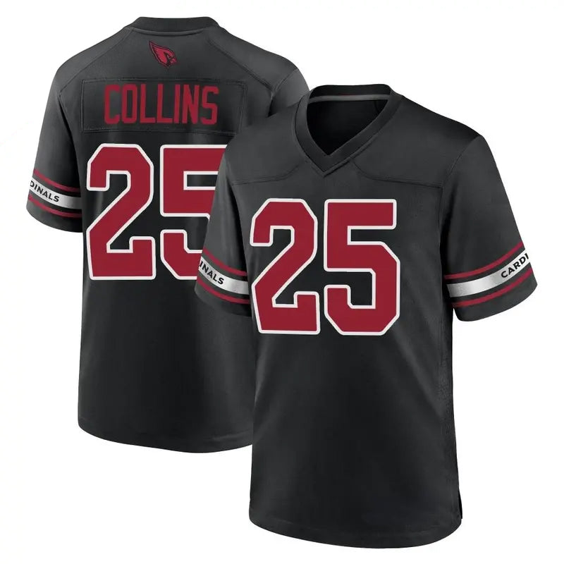 A.Cardinals #25 Zaven Collins Player Black Game Home Hdoa Stitched Jerseys