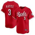 C.Reds #3 Ke'Bryan Hayes Player Red Home Limited Hdoa Stitched Jerseys