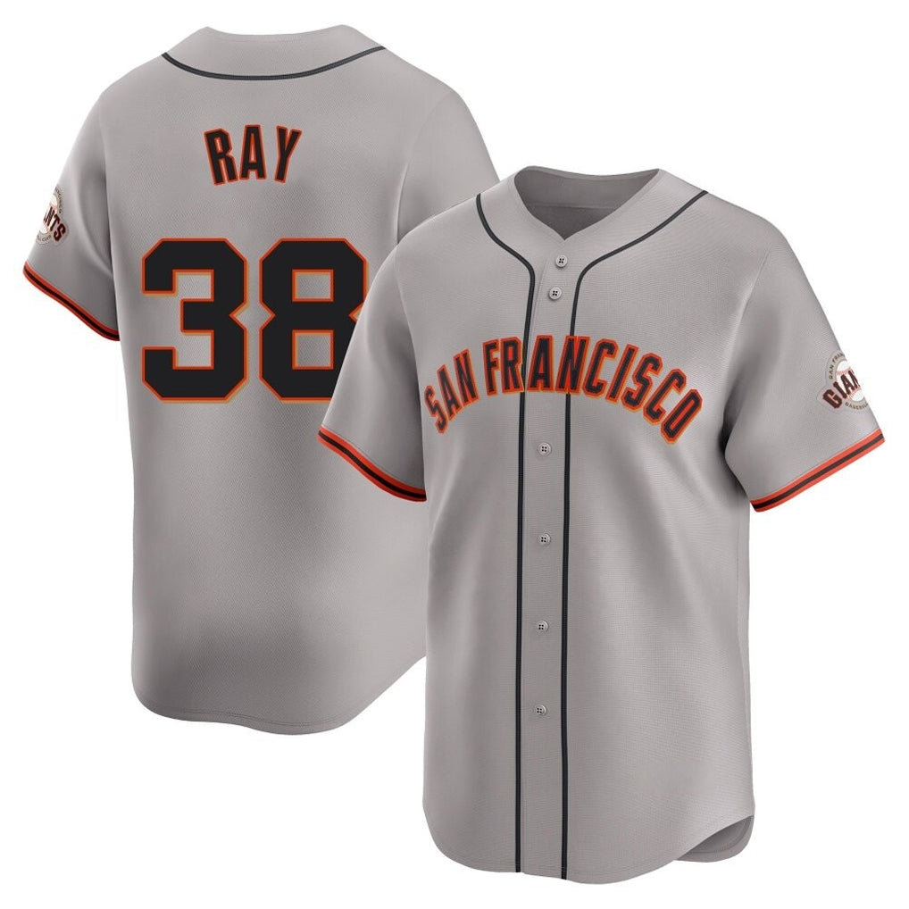 SF.Giants #38 Robbie Ray Player Gray Home Limited Hdoa Stitched Jerseys