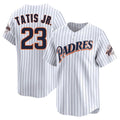 S.Diego Padres #23 Fernando Tatis Jr Player White Cooperstown Collection Limited Home Hdoa Stitched Jerseys