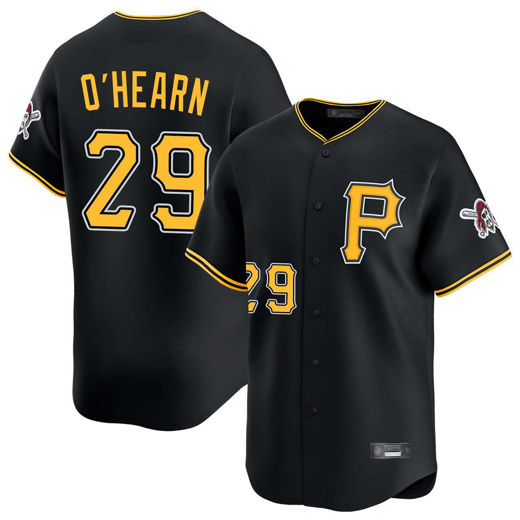 P.Pirates #29 Ryan O'Hearn Player Black Alternate Limited Game Hdoa Stitched Jerseys