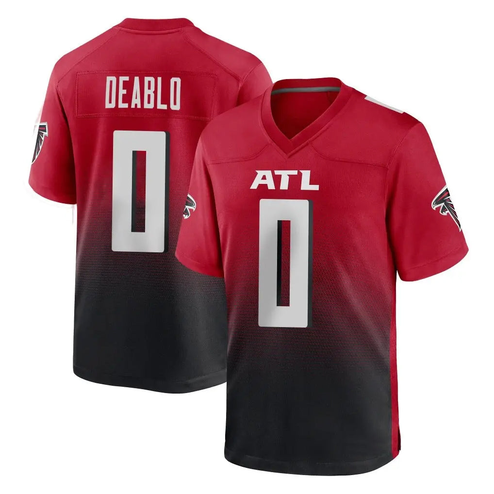 A.Falcons #0 Divine Deablo Player Red Home Game Hdoa Stitched Jerseys
