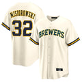 M.Brewers #32 Jacob Misiorowski Player Cream Home Game Hdoa Stitched Jerseys