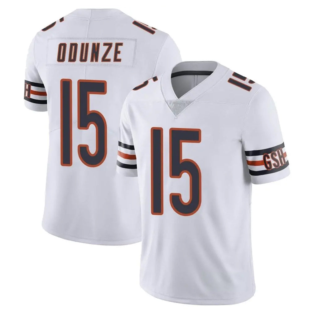 C.Bears #15 Rome Odunze Player White Vapor Untouchable Limited Home Game Hdoa Stitched Jerseys