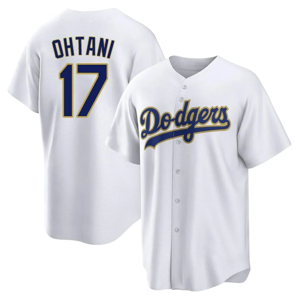 LA.Dodgers #17 Shohei Ohtani Player Gold White 2026 Collection Stadium Game Hdoa Stitched Jerseys