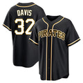 P.Pirates #32 Henry Davis Player Black Fashion Out Home Game Hdoa Stitched Jerseys