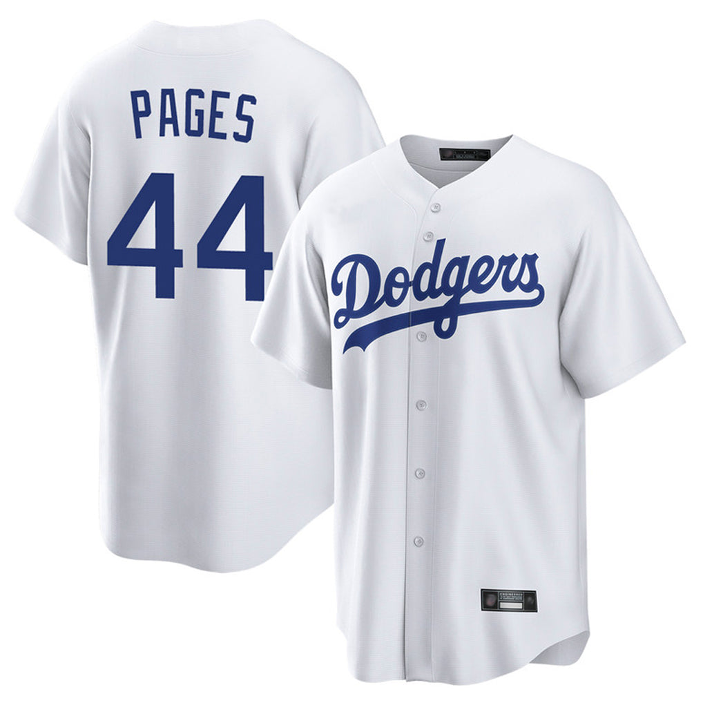 LA.Dodgers #44 Andy Pages Player White Game Home Hdoa Stitched Jerseys