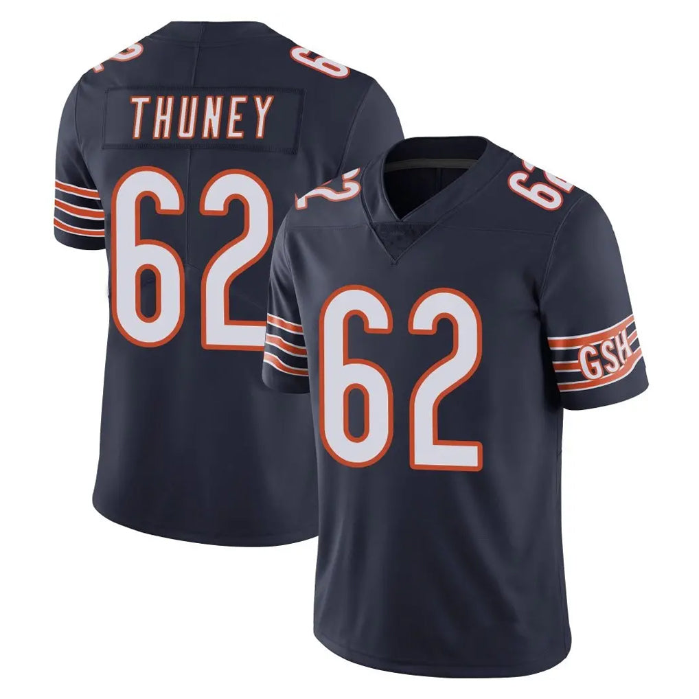 C.Bears #62 Joe Thuney Player Navy Vapor Untouchable Limited Home Game Hdoa Stitched Jerseys