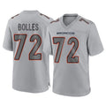 D.Broncos #72 Garett Bolles Player Gray Atmosphere Fashion Limited Game Hdoa Stitched Jerseys
