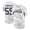 C.Panthers #59 Luke Kuechly Player Arctic Camo Salute to Service T-Shirt Hoodies Hdoa Stitched Jerseys