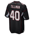 A.Cardinals #40 Pat Tillman Player Black Alternate Game Hdoa Stitched Jerseys