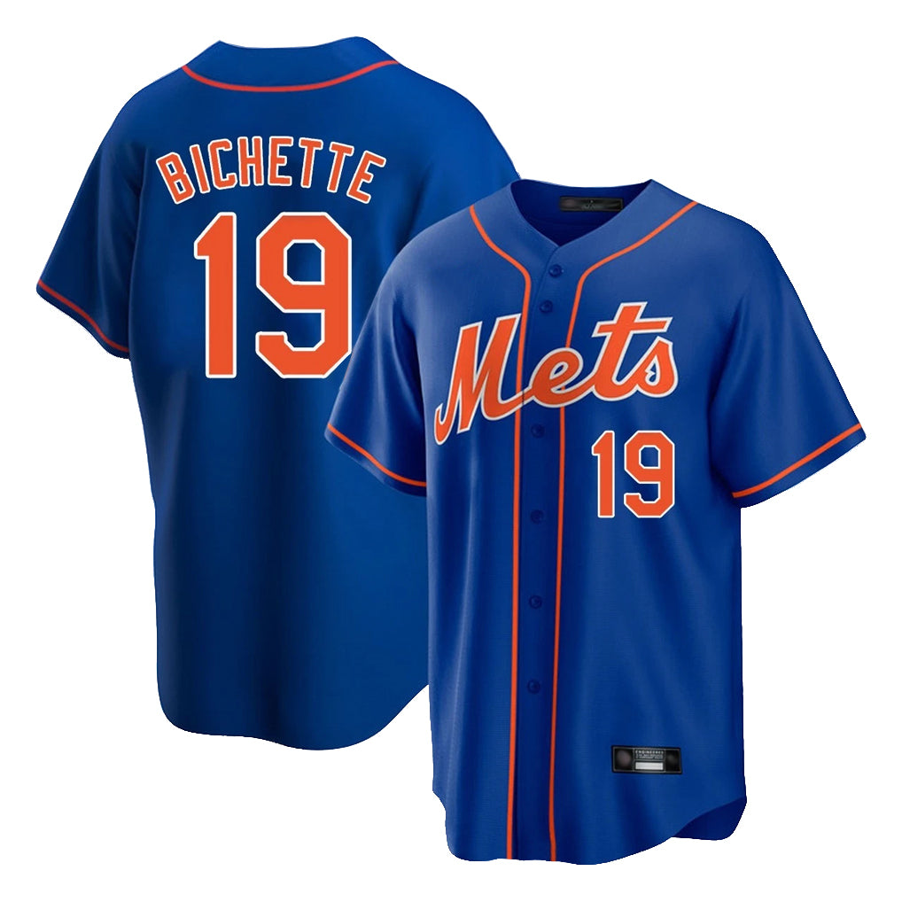 NY.Mets #19 Bo Bichette Player Royal Home Game Hdoa Stitched Jerseys