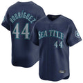 S.Mariners #44 Julio Rodr¨ªguez Player Navy Home Limited Hdoa Stitched Jerseys