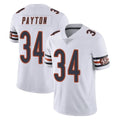 C.Bears #34 Walter Payton Player White Vapor Untouchable Limited Home Game Hdoa Stitched Jerseys