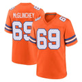 D.Broncos #69 Mike McGlinchey Player Orange Alternate Collection Throwback Game Hdoa Stitched Jerseys