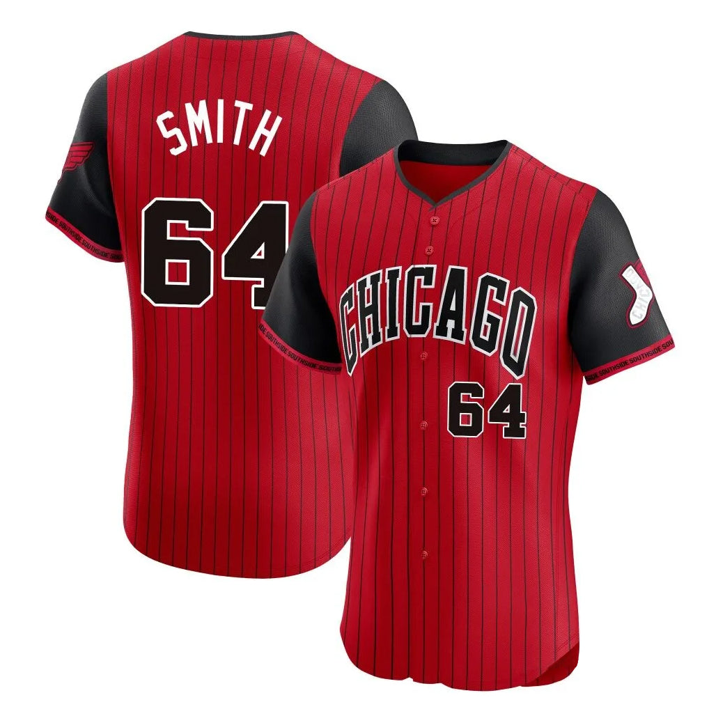 C.White Sox #64 Shane Smith Player Red City Connect Limited Elite Home Hdoa Stitched Jerseys