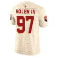 A.Cardinals #97 Walter Nolen III Player Cream Rivalries Collection Vapor Limited Home Game Hdoa Stitched Jerseys