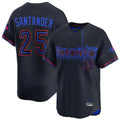 T.Blue Jays #25 Anthony Santander Player Black&Blue City Connect Limited Hdoa Stitched Jerseys