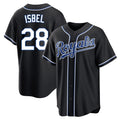 KC.Royals #28 Kyle Isbel Player Black Carbon Fashion Home Game Hdoa Stitched Jerseys