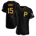 P.Pirates #15 Oneil Cruz Player Black Alternate 2025 Home Limited Elite Hdoa Stitched Jerseys