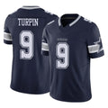 D.Cowboys #9 KaVontae Turpin Player Navy Limited Vapor F.U.S.E. Home Game Hdoa Stitched Jerseys