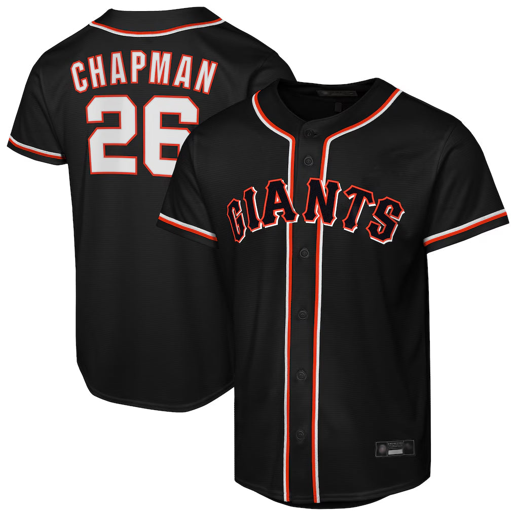 SF.Giants #26 Matt Chapman Player Black Fashion Out Home Limited Hdoa Stitched Jerseys