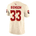 A.Cardinals #33 Trey Benson Player Cream Rivalries Collection Vapor Limited Home Game Hdoa Stitched Jerseys