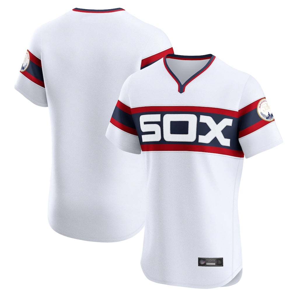 C.White Sox ## White Sox Blank Player White T-shirt Limtied Elite Home Hdoa Stitched Jerseys