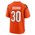 C.Bengals #30 Chase Brown Player Orange Home Game Hdoa Stitched Jerseys