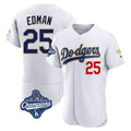 LA.Dodgers #25 Tommy Edman Player Gold White World Series Meet 2026 Collection Stadium Limited Elite Hdoa Stitched Jerseys