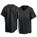 C.Cubs #7 Dansby Swanson Player Black T-shirt Home Game Hdoa Stitched Jerseys