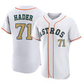H.Astros #71 Josh Hader Player Gold Collection Limited Elite Home Hdoa Stitched Jerseys