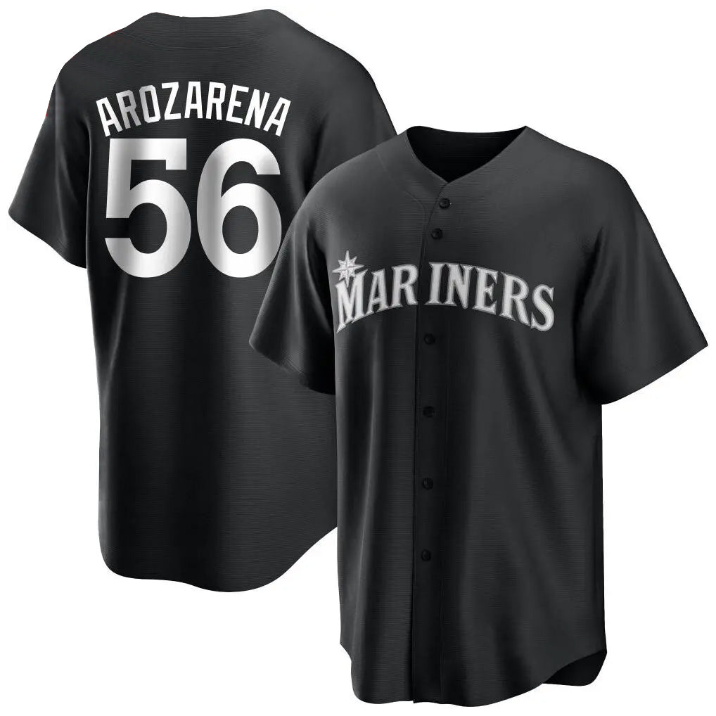 S.Mariners #56 Randy Arozarena Player Black Home Limited Hdoa Stitched Jerseys