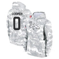 D.Broncos #0 Jonathon Cooper Player Arctic Camo Salute to Service Hoodies Limited Game Hdoa Stitched Jerseys