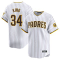S.Diego Padres #34 Michael King Player White Home Limited Hdoa Stitched Jerseys