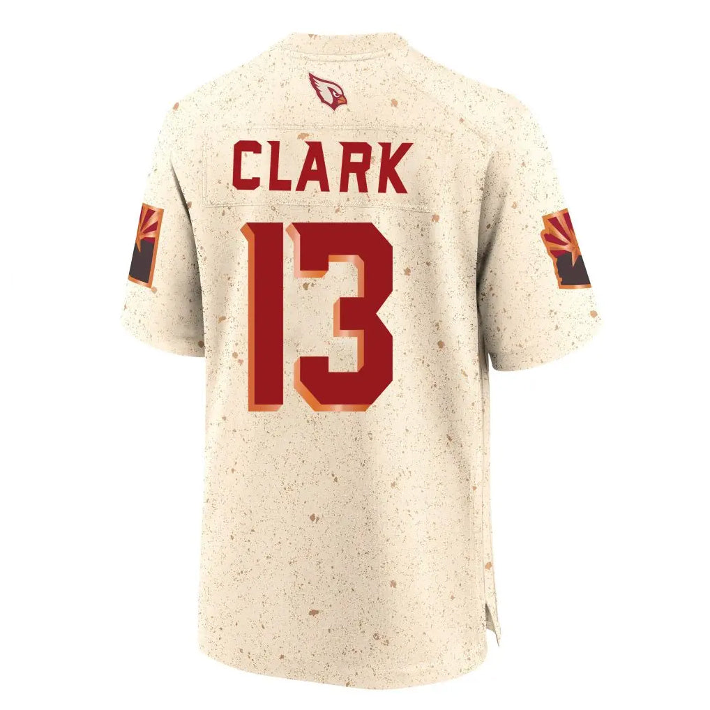 A.Cardinals #13 Kei'Trel Clark Player Cream Rivalries Collection Game Hdoa Stitched Jerseys