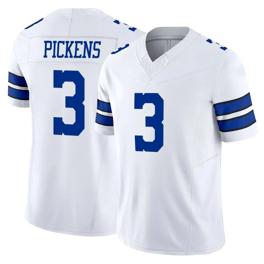 D.Cowboys #3 George Pickens Player White Limited Vapor F.U.S.E. Home Game Hdoa Stitched Jerseys