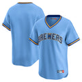M.Brewers ## Brewers Blank Player Light Blue Cooperstown Collection T-shirt Hdoa Stitched Jerseys
