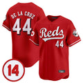 C.Reds #44 Elly De La Cruz Player Red Vapor Premier Limited Home Hdoa Stitched Jerseys
