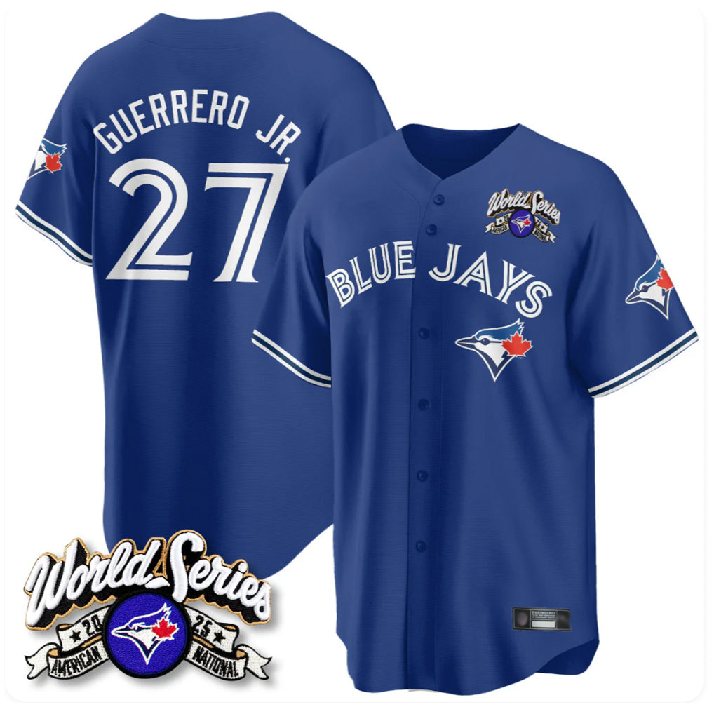 T.Blue Jays #27 Vladimir Guerrero Jr. Player Navy 2025 American League All Hdoa Stitched Jerseys