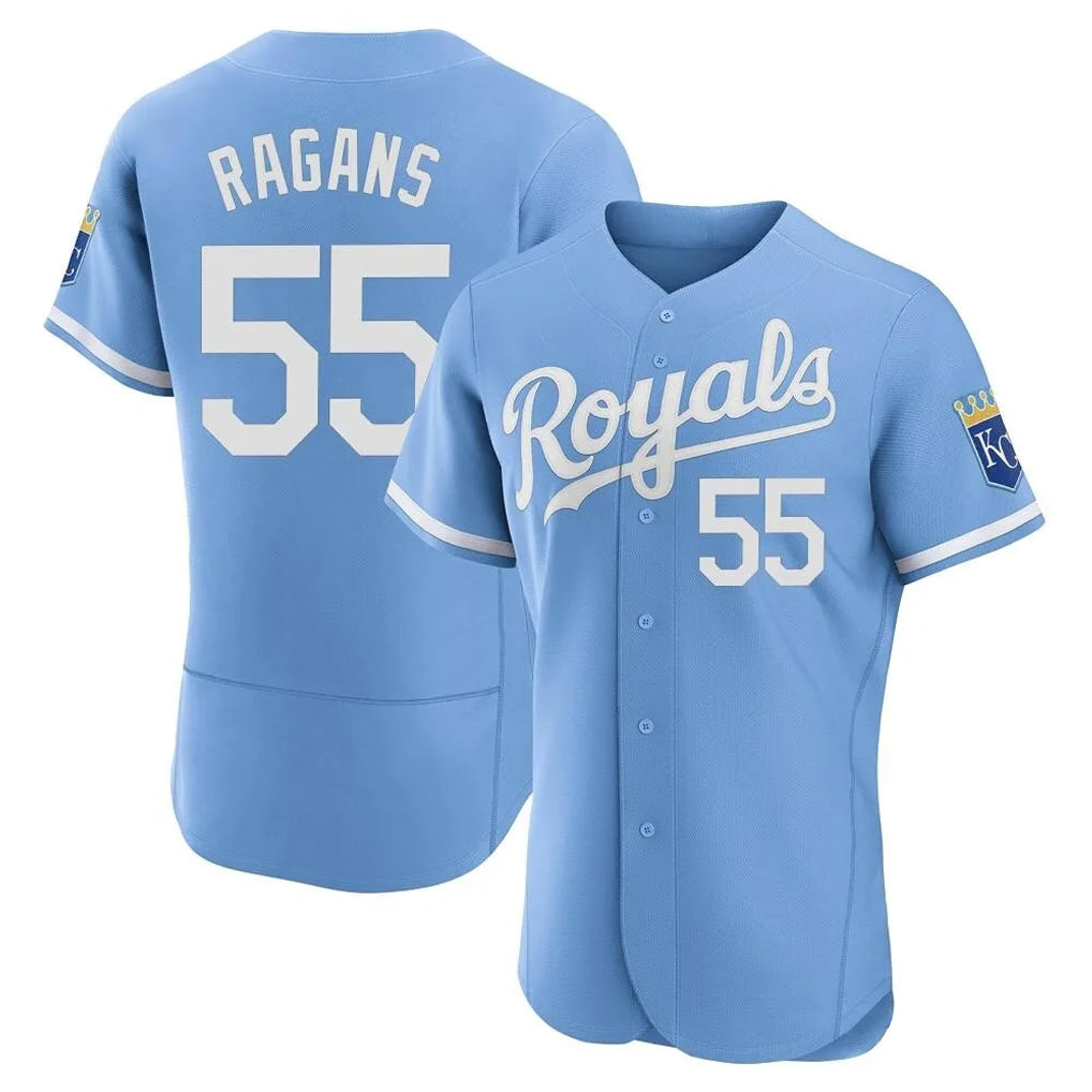 KC.Royals #55 Cole Ragans Player Light Blue Alt Limited Elite Home Hdoa Stitched Jerseys