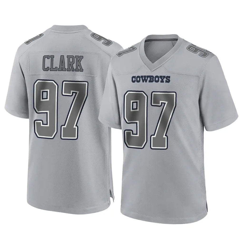 D.Cowboys #97 Kenny Clark Player Gray Atmosphere Fashion Home Game Hdoa Stitched Jerseys