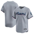 M.Marlins ## Marlins Blank Player Gray  Home Limited Hdoa Stitched Jerseys