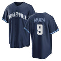 C.Cubs #9 Miguel Amaya Player Navy City Connect Home Game Hdoa Stitched Jerseys