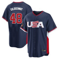 NY.Yankees #48 Paul Goldschmidt Player Navy USA 2026 World Classic Limited Game Hdoa Stitched Jerseys