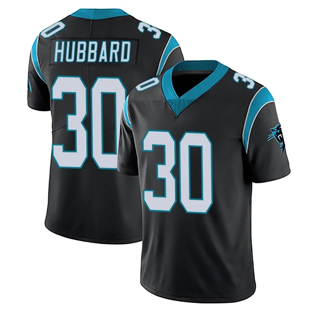 C.Panthers #30 Chuba Hubbard Player Black Vapor Untouchable Limited Game Hdoa Stitched Jerseys