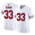 A.Cardinals #33 Trey Benson Player White Vapor F.U.S.E. Limited Home Game Hdoa Stitched Jerseyss