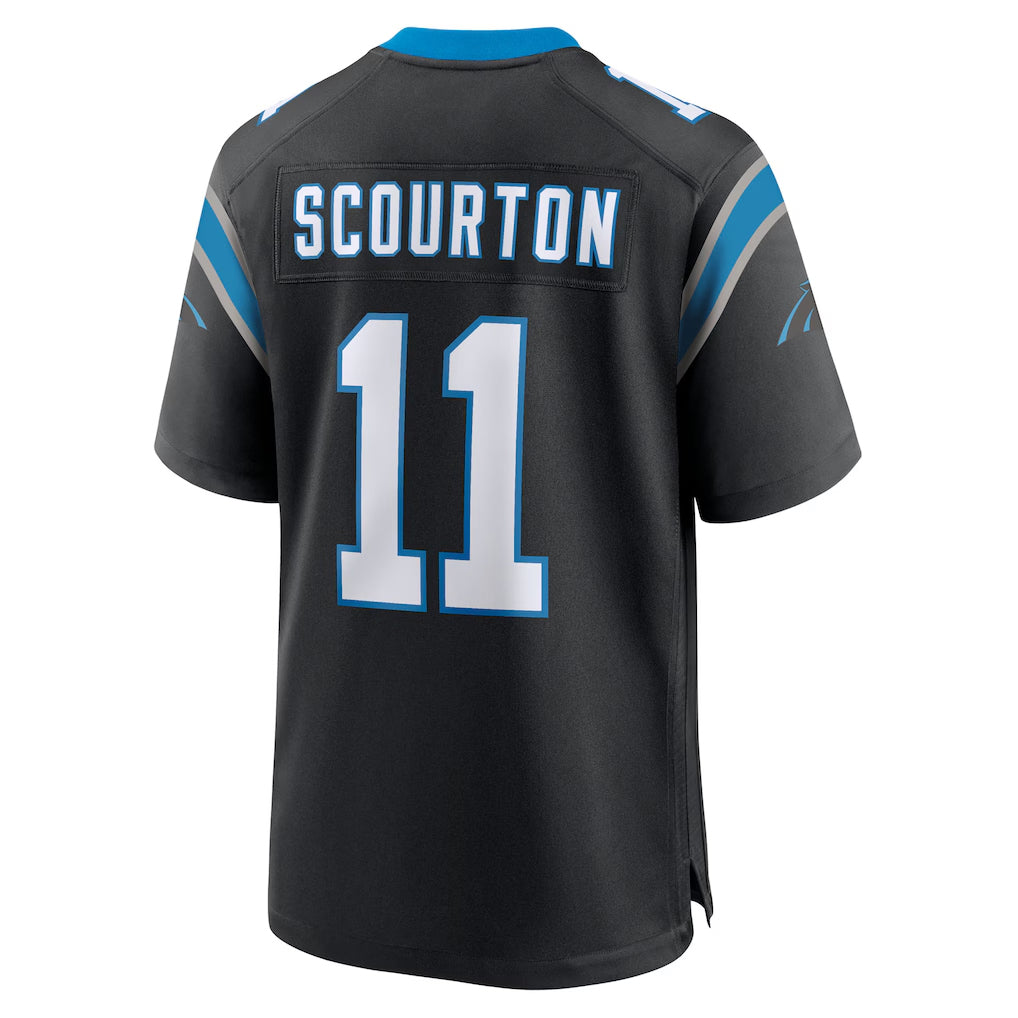 C.Panthers #11 Nic Scourton Player Black Home Game Hdoa Stitched Jerseys