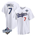 LA.Dodgers #7 Blake Snell Player Gold White 2026 Collection Stadium Limited World Series Hdoa Stitched Jerseys